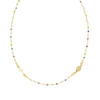 Collana Amen Donna Rosari in Argento Cristallo CRO10GARVE3 - CRO10GARVE3